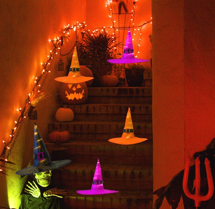 🎃Limited Time Special Only $6.99🎃 Glowing Witch Hat Hanging/Wearable