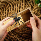 Wooden Spider Scare Prank Box-Have a gift for you-Only 50 Left