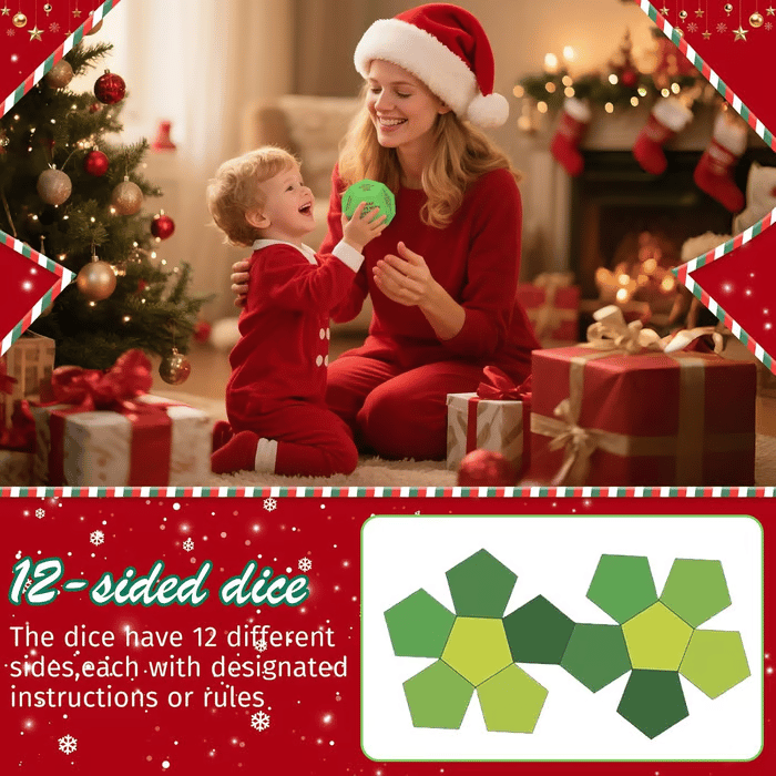 🔥Hilarious Christmas Gift Exchange Party GameDice