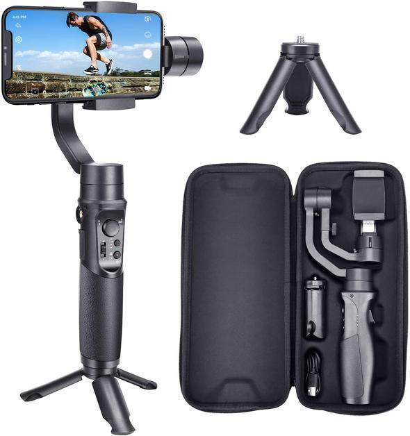 3D SMART BLUETOOTH HANDHELD SMOOTH GIMBAL【LAST DAY 50% OFF】