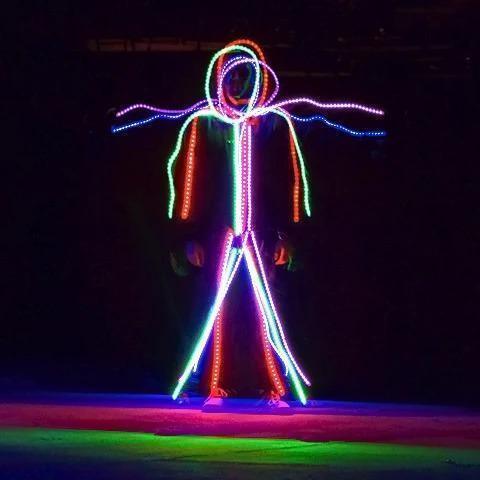 RGB COLOR LIGHT UP LED STICK FIGURE KIT