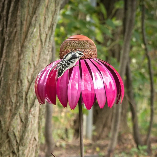 Last Day Promotion 75% OFF - Sensation Pink Coneflower Bird Feeder
